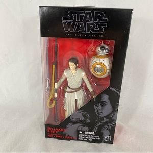 Hasbro Star Wars E7 Black Series 6" Figure #02 REY (JAKKU)